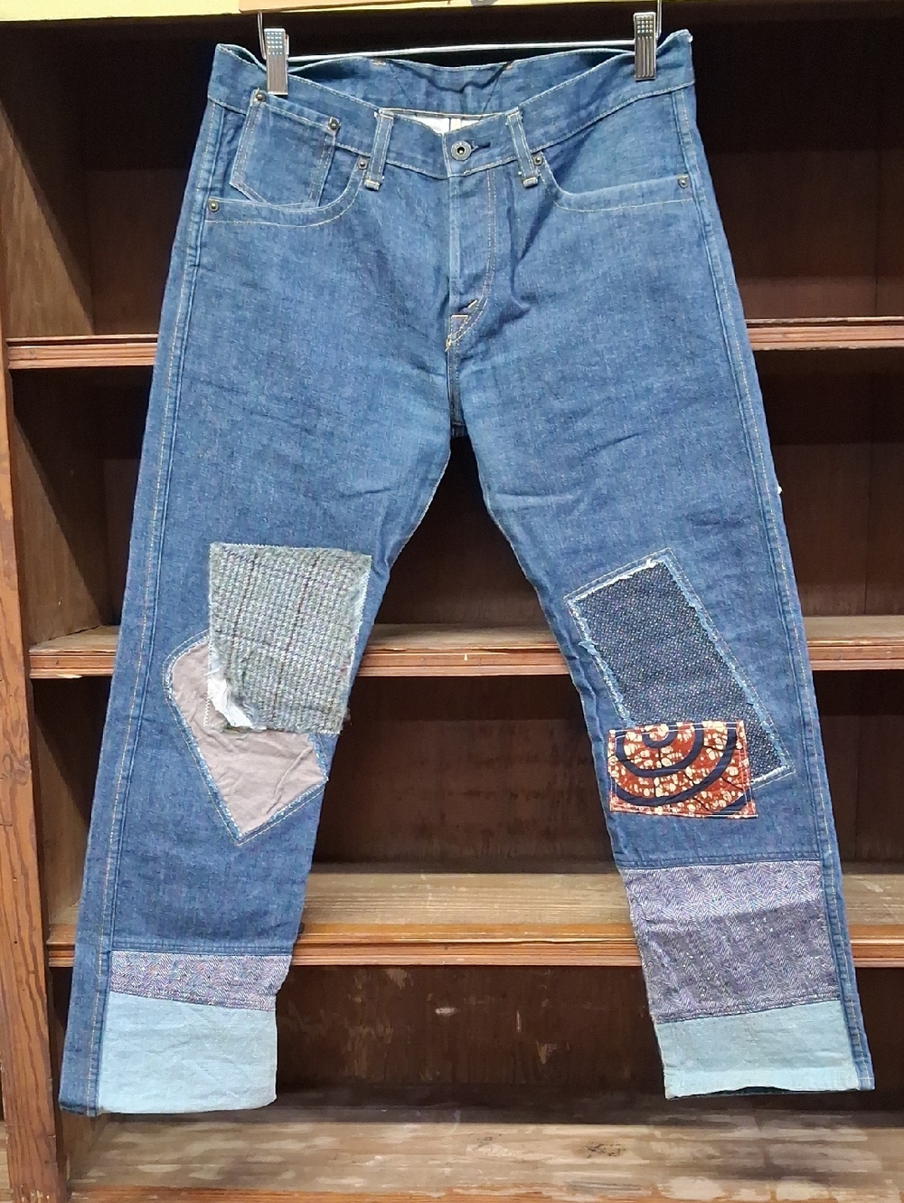 NEW Junya Watanabe Patchwork Denim Jeans